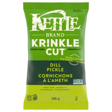 Chips - Dill pickle krinkle cut