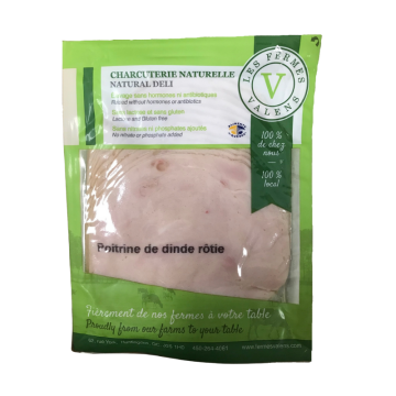 Charcuterie naturelle - Poitrine de dinde rôti tranchée