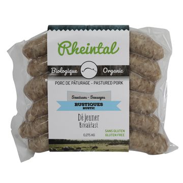 Saucisses biologiques congelées - À déjeuner