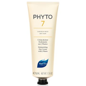 Phyto 7 - Crème de jour hydratante aux 7 plantes pour cheveux secs