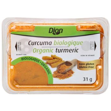 Curcuma moulu biologique sans gluten