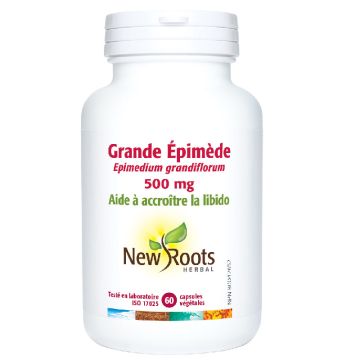 Grande Épimède 500 mg - Aide à accroître la libido