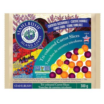 Carottes tricolores congelées - En tranches