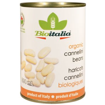 Haricots cannellini biologiques en conserve