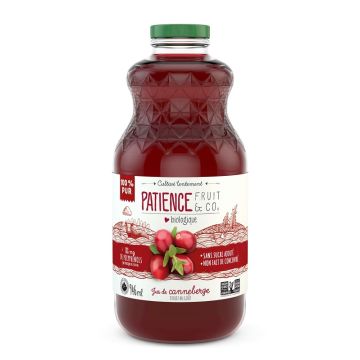 Jus pur biologique - Canneberge
