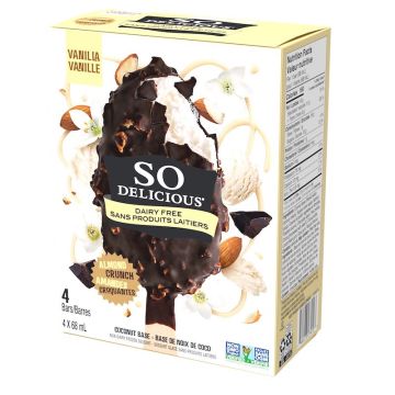 Mini barres surgelées - Noix de coco et amandes sans produits laitiers