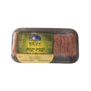 Saucisses congelées - Bison et Porc