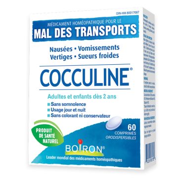 Mal des transports - Cocculine