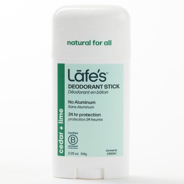 Déodorant en bâton sans aluminium Frais - Cèdre et lime
