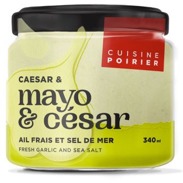 Mayonnaise césar - Ail frais et sel de mer