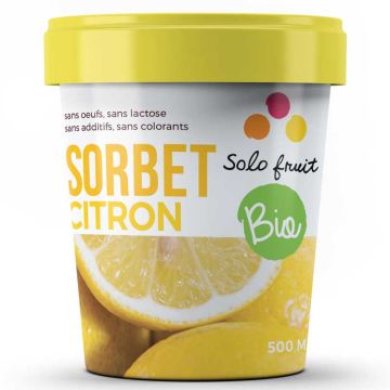 Sorbets végétaliens - Citron