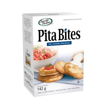 Craquelins de pain pita - Sel marin