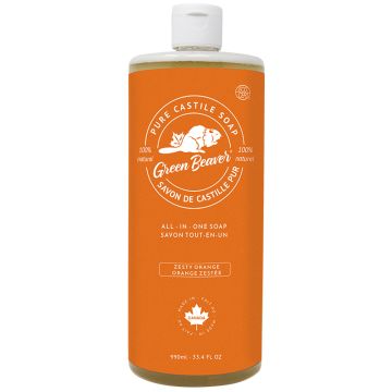 Castile liquid soap naturel & organic - Zesty Orange