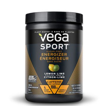 Mélange à boisson pré-entraînement énergisant saveur citron lime 40 portions