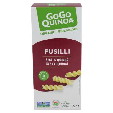 Pâtes fusilli au riz et quinoa biologiques