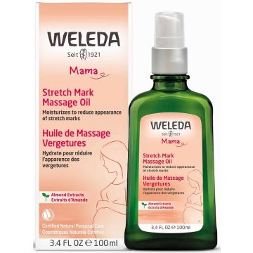 Huile de massage pour vergétures Mama