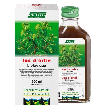 Jus pur et naturel de plantes - Ortie biologique