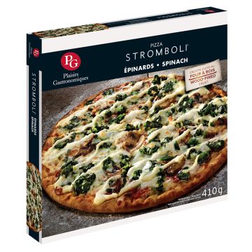 Pizza traditionnelle - Épinards