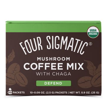 Mélange pour café instantané - Champignon Chaga biologique (Boîte de 10 sachets)