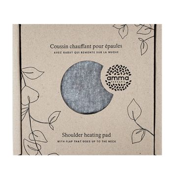 Coussin chauffant pour épaules en coton biologique