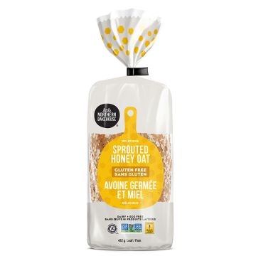 Pain avoine germée et miel sans gluten