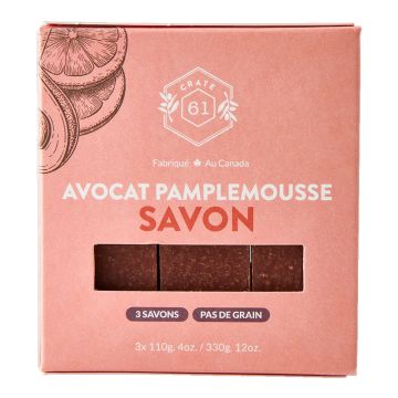 Savons naturels -  Avocat et pamplemousse