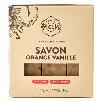 Savons naturels - Vanille et  orange