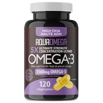 Oméga-3 Haute ADH 3560 mg - Acides gras