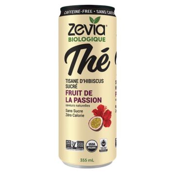 Tisane d'hibiscus sucrée et fruit de la passion biologique