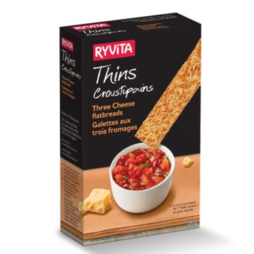 Thins Croustipains - Galettes aux 3 fromages