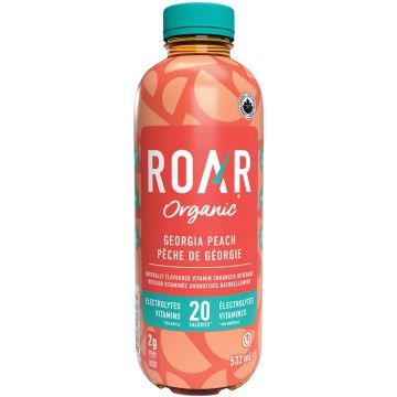 Organic Hydration Beverage with Electrolytes and Vitamins - Georgia Peach