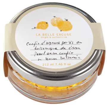  Confit - Oignons perlés au balsamique de citron