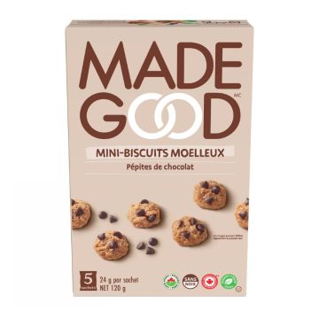 Mini biscuits moelleux biologiques - Chocolat banane