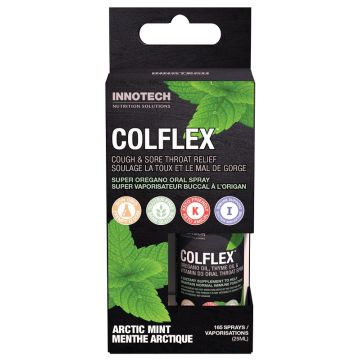 Vaporisateur Colflex pour toux et mal de gorge - Menthe arctique