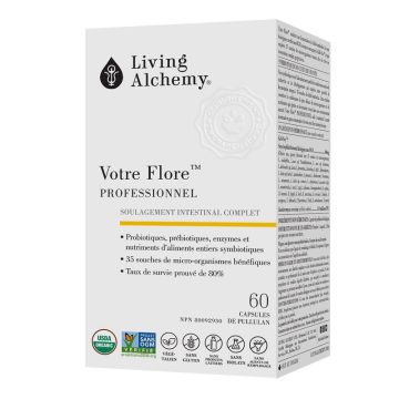 Votre flore® probiotique professionnel biologique - Soulagement de MII
