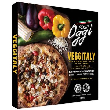 Pizza sans gluten Veggitaly - Légumes grillés fromage de chèvre