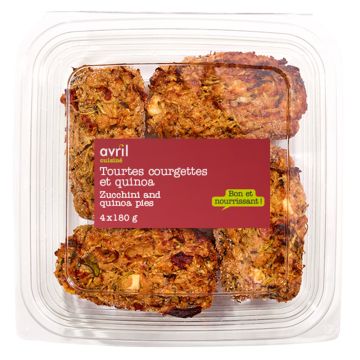 Tourte aux courgettes et quinoa 