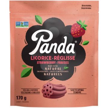 Bouchées de réglisse végétalienne - Saveur de fraise