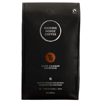 Café équitable biologique -  Cliff Hanger Espresso grains