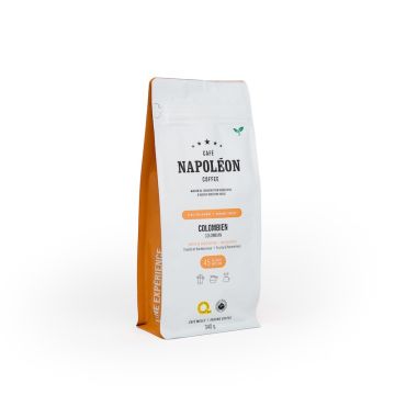 Café moulu biologique colombien velouté - 100% Arabica