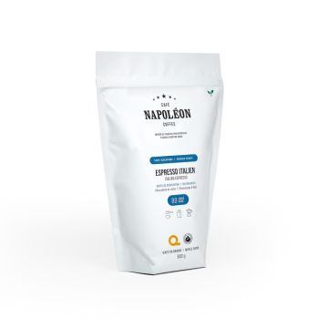 Café moulu biologique décaféiné naturel à l'eau mi-corsé - 100% Arabica