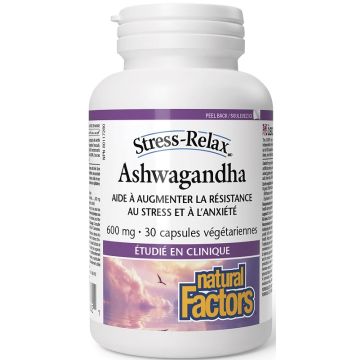 Ashwagandha 600 mg Stress Relax - Anxiété