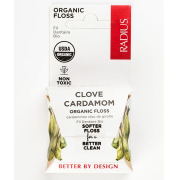 Soie dentaire biologique -  À la cardamome 50 mètres  