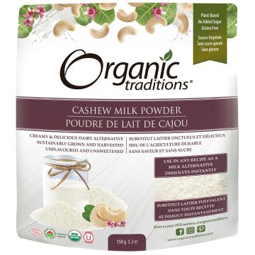 Poudre de lait de cajou biologique