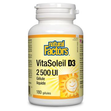 Vitamine D3 2500 UI Vitasoleil - Système immunitaire