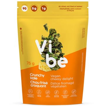 Crunchy kale chips - Vegan cheese delight
