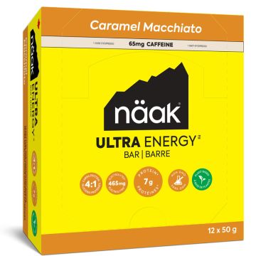 Barre ultra energy - Caféine caramel macchiato