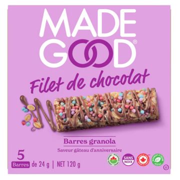 Organic Granola Bars - Chocolate Drizzle and Birthday Cake