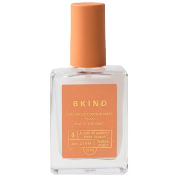 Vernis ongles - Végétalien Couche de finition mate