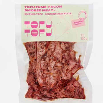 Tofu fumé - Façon smoked meat  